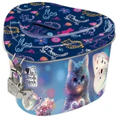 Skarbonki - Skarbonka metalowa z kłódką Cleo i Frank 43 Kot Derform - miniaturka - grafika 1