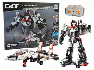 Import LEANToys Klocki Konstrukcyjne Robot Samolot Z Klocków Cada Zdalnie Sterowane 917 Elementów LT-9213-0 - Zabawki zdalnie sterowane - miniaturka - grafika 1