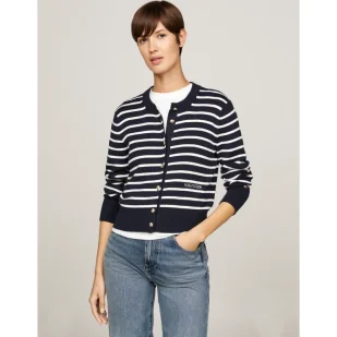 Tommy Hilfiger Kardigan | Regular Fit - Swetry damskie - miniaturka - grafika 1