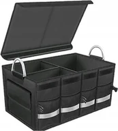 Akcesoria motoryzacyjne - Organizer do samochodu czarny XXL 60x35x30cm - miniaturka - grafika 1