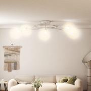 Lampy sufitowe - Lumarko Lampa sufitowa z drucianymi kloszami, 5 żarówek LED, G9 - miniaturka - grafika 1