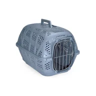 Sprzęt podróżny i transportery dla psów - IMAC IMAC Carry Sport Metal transporter niebieski metalowe drzwiczki) 80983M - miniaturka - grafika 1