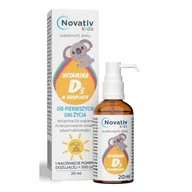 Witaminy i minerały - Novativ Kids witamina D3 w kroplach 20 ml - miniaturka - grafika 1