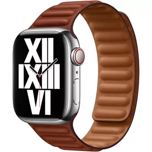 Apple Pasek z karbowanej skóry w kolorze umbry 41 mm M/L - Akcesoria do smartwatchy - miniaturka - grafika 1