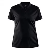 Koszulki i topy damskie - Craft CORE Unify damska koszulka polo, czarna, L, Czarny, L - miniaturka - grafika 1