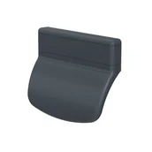 Akcesoria do okien - Pochwyt Balkonowy Antracyt PCV Drzwi Okna - miniaturka - grafika 1