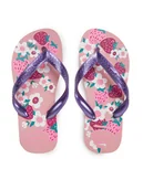 Buty dla dziewczynek - Havaianas Japonki 40000525217 Różowy - miniaturka - grafika 1