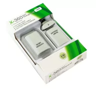 Akcesoria do Xbox - KX7B 2x Bateria XBOX 360 Kabel USB White KX7B - miniaturka - grafika 1