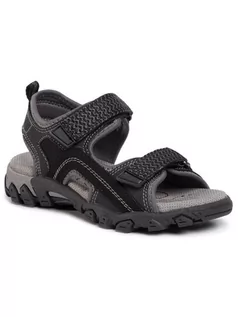 Buty dla chłopców - Superfit Sandały 6-00451-00 S Czarny - grafika 1