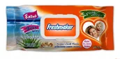 Chusteczki nawilżane - Freshmaker FRESHMAKER Aloe Vera 60szt - chusteczki nawilżane dla dzieci - miniaturka - grafika 1