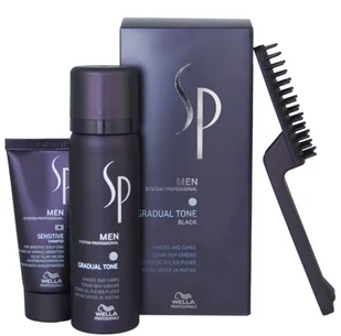 Wella Professionals SP Men Gradual Tone Black M) pianka przywracająca naturalny kolor włosów czarny 90ml - Kosmetyki do stylizacji włosów - miniaturka - grafika 2