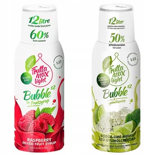 Syropy Fruttamax Malina Light Limonka Mięta 500 Ml - Syropy i koncentraty owocowe - miniaturka - grafika 1