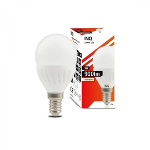 INQ Żarówka LED Świeca LP101WW, E14, 9 W, barwa biała ciepła - Żarówki LED - miniaturka - grafika 1