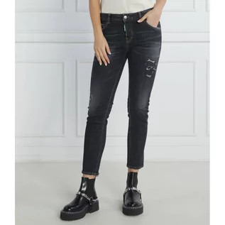 Spodnie damskie - Dsquared2 Jeansy Cool Girl | Regular Fit | high rise - grafika 1