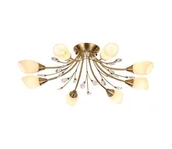 Lampy sufitowe - Brilagi - Żyrandol natynkowy MEGAPOLIS 8xE14/60W/230V brąz - miniaturka - grafika 1