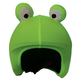 COOLCASC Nakładka na kask COOLCASC Frog zielona 2 - Kaski narciarskie - miniaturka - grafika 1
