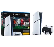 Konsole Playstation - Sony PlayStation 5 Digital Slim E Chassis PS5 825GB EA SPORTS FC 26 Bundle + Dodatkowy Pad Czarny + Stacja Ładowania - miniaturka - grafika 1