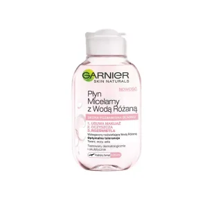 Garnier SKIN NATURALS PŁYN MICELARNY Z WODĄ RÓŻANĄ 100ML - Płyny micelarne - miniaturka - grafika 1