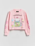 Bluzki dla dziewczynek - Reserved - Koszulka Cinnamoroll - pastelowy róż - miniaturka - grafika 1