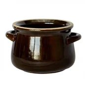Beczki - Garnek kamionka TADAR Bida, brązowy, 0,8 l - miniaturka - grafika 1
