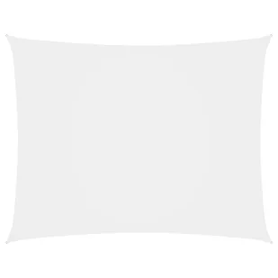 VidaXL Żagiel ogrodowy z tkaniny Oxford, prostokątny, 2x4 m, biały 135257 VidaXL - Parasole ogrodowe - miniaturka - grafika 1