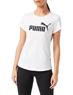 Spodnie damskie - Puma top damski ESS Tee T-Shirt z logotypem, biały, s 851787 - grafika 1