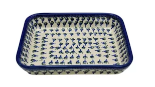 Ceramiczne naczynie do zapiekania małe Ceramika Bolesławiec - Brytfanny - miniaturka - grafika 1