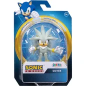 Figurki dla dzieci - Sonic The Hedgehog Jakks Pacific Oryginalna Ruchoma Figurka Silver 7Cm - miniaturka - grafika 1