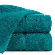 Ręczniki - Ręcznik bawełniany ciemny turkus KALIA 70x140 EUROFIRANY - miniaturka - grafika 1