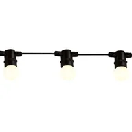 Lampy ogrodowe - Polux Girlanda ogrodowa ciepła barwa światła 6W LED 6,2 metra +10 żarówek mlecznych 310330 SANICO 310330 - miniaturka - grafika 1