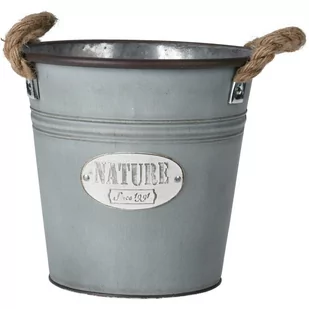 Blumfeldt Vilde OSŁONKA metalowa ozdobna na kwiaty zioła 21,5x20 cm 339068 - Donice - miniaturka - grafika 1