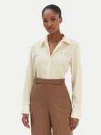Koszule damskie - Tommy Hilfiger Koszula Ess WW0WW47169 Żółty Regular Fit - miniaturka - grafika 1