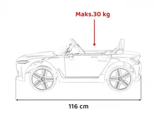 Autko BMW i4 na akumulator dla dzieci Biały + Wolny Start + EVA + Ekoskóra + Audio LED + Pilot - Pojazdy elektryczne dla dzieci - miniaturka - grafika 14