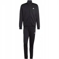 Dresy męskie - Dres męski adidas Linear Logo Tricot Track Suit czarny IC6775 S - miniaturka - grafika 1