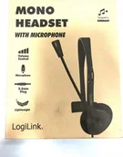 Słuchawki - LogiLink Stereo-Headset, 1x 3,5-mm-Klinke Bügelmikro Eco-Box - miniaturka - grafika 1