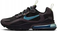 Buty dla dziewczynek - Buty dziecięce Nike Air Max 270 React Black Cerulean BQ0103-012 r. 38,5 - miniaturka - grafika 1