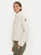 Kurtki damskie - EA7 Emporio Armani Kurtka zimowa 6DTB14 TNDMZ 1120 Beżowy Regular Fit - miniaturka - grafika 1