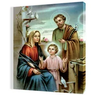 Ikony i obrazy sakralne - Obraz religijny na płótnie Święta Rodzina - miniaturka - grafika 1