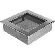 Akcesoria kominkowe - Kratki.pl KRATKA KOMINKOWA PROSTOKĄTNA NIKLOWANA 170X170 MM 17N - miniaturka - grafika 1