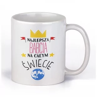 Kubek dla Babci na prezent Najlepsza Babcia na całym świecie - Gadżety dla niej i dla niego - miniaturka - grafika 1