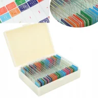 Mikroskopy i lupy - Preparaty mikroskopowe 30 sztuk prefabrykowane szkło tkanki roślinne zwierzęce - miniaturka - grafika 1