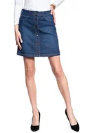 Spódnice - Damska spódnica mini Lee A LINE SKIRT W26 - miniaturka - grafika 1