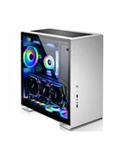 Obudowy komputerowe - Jonsbo U5S Midi-Tower, Tempered Glass - srebrny - miniaturka - grafika 1