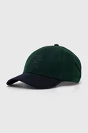 Czapki męskie - Tommy Hilfiger czapka z daszkiem bawełniana kolor zielony wzorzysta - miniaturka - grafika 1