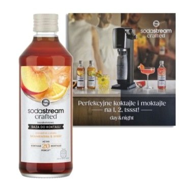 Baza do koktajli syrop SodaStream Crafted Brzoskwinia Imbir 330ml
