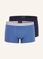 Majtki damskie - Hanro Bokserki Cotton Essentials, 2 Szt. blau - miniaturka - grafika 1