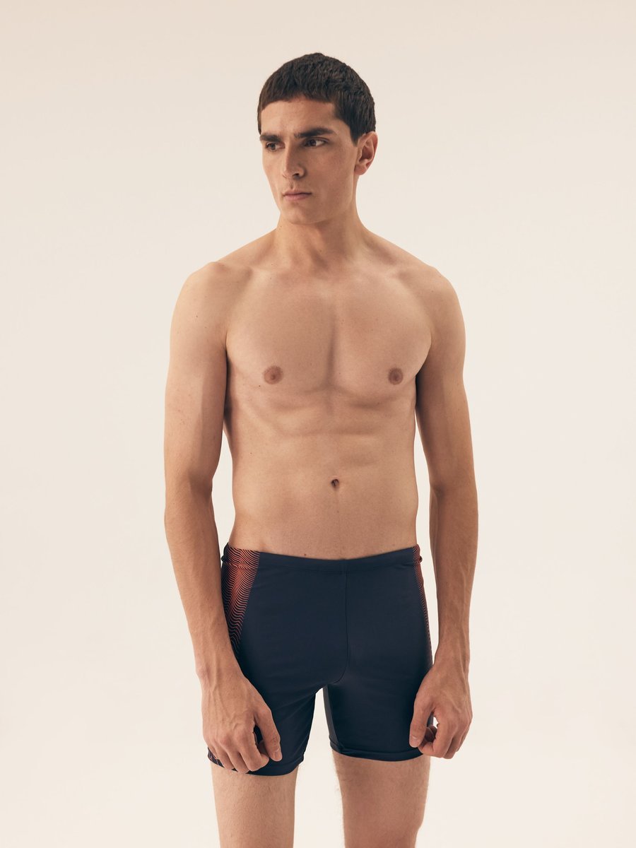 Kąpielówki Radon (dłuższa nogawka) Henderson navy, pomarańczowy XL