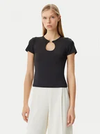 Bluzki damskie - Rinascimento Bluzka CFC0122547003 Czarny Regular Fit - miniaturka - grafika 1