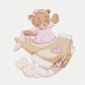 Malowanie po numerach - Malowanie po numerach - Rozkładając skrzydła 30x30 - Ideyka - miniaturka - grafika 1