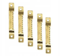 Przybory szkolne - Zawieszki krokodylki do mocowania obrazów ram na śruby 3mm Zestaw zawieszek - miniaturka - grafika 1